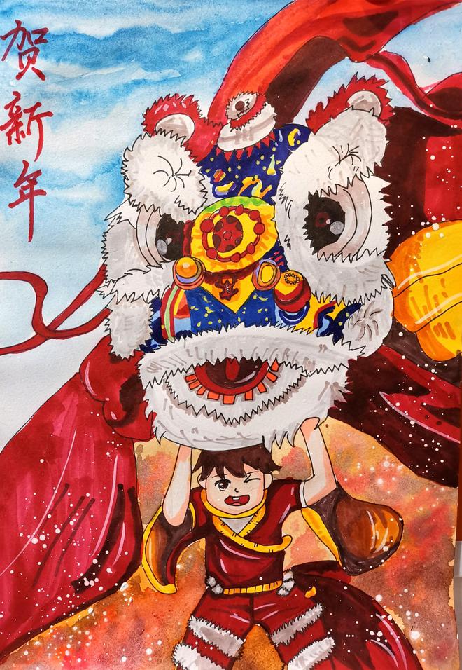 童心绘中华！首届鲁港澳青少年传统文化绘画交流活动获奖名单出炉(图3)